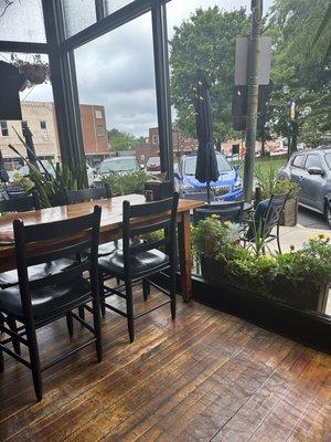 Dining Room with a view to Courthouse Square