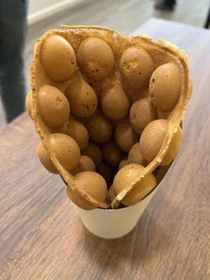 Plain original egg bubble waffle