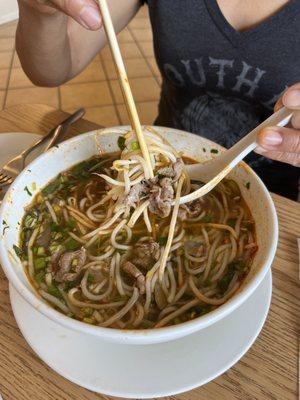 Spicy Noodle Soup