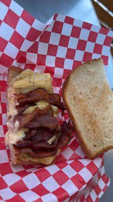 Bacon Egg & Cheese on white bread