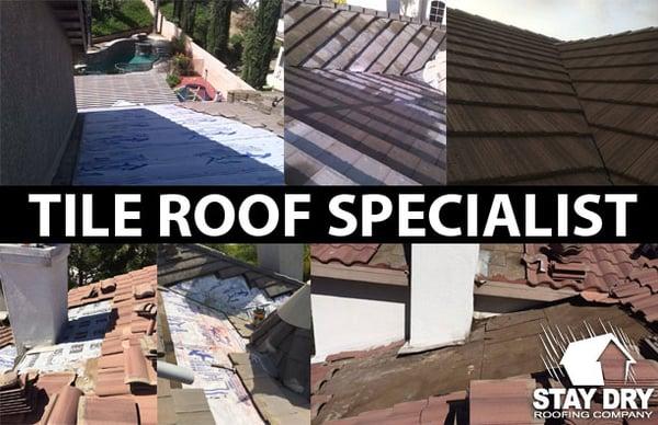 Tile Roof Repairs  714-869-ROOF(7663)