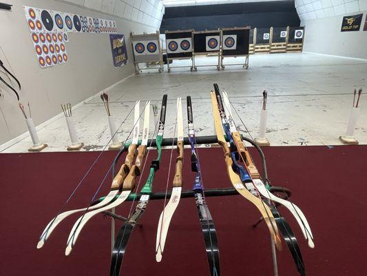 Bows, The range