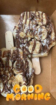 Nutella Crunch Liege Waffle Pop