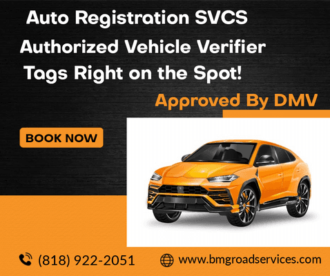 Approved Vehicle Verifier By CA DMV.