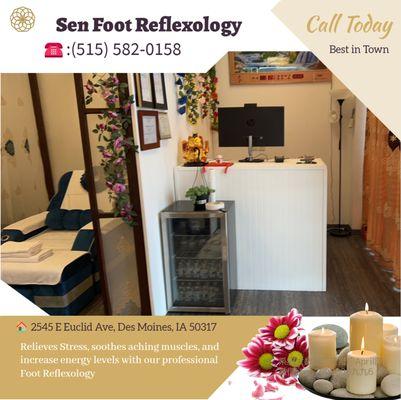 Welcome to Sen Foot Reflexology in Des Moines, IA! At Sen Foot Reflexology, we offer a specialized and rejuvenating foot mass...