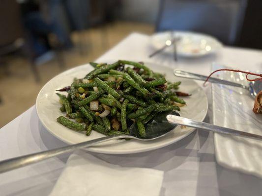 Dry cooked string beans - yummyy