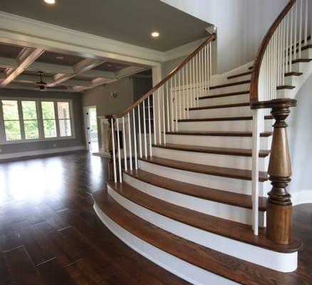 Stairway in Custom Home