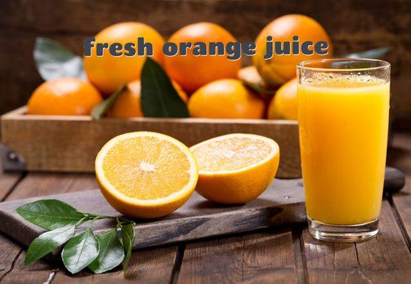 Start your day with our Freshly Squeezed Orange Juice