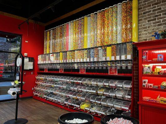 Candy wall.