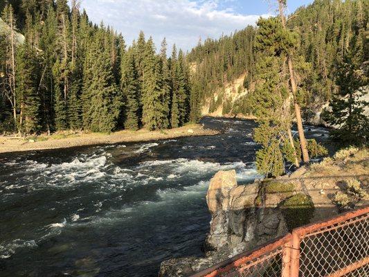 Brink of the lower falls