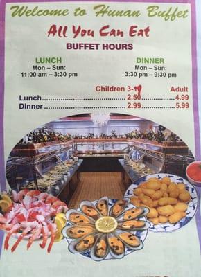 Menu (Buffet)