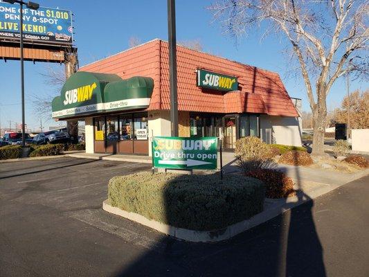 Great food, fast service and a drive thru.