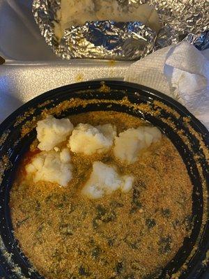 Egusi Soup and Pounded Yam (FuFu) 5/7/22   Fork In Nigeria - Detroit, Michigan  Food Truck Love!