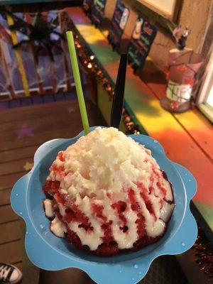 Strawberry shortcake shaved ice