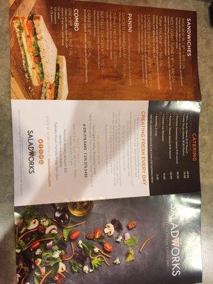 Menu back