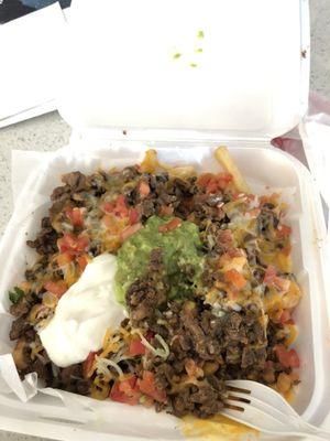 Carne asada fries $13