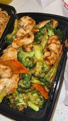 Chicken and broccoli