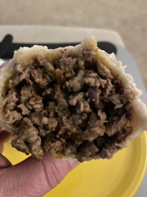 #18 burrito loaded with meat