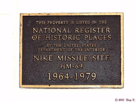 Proof of the site's historic designation.