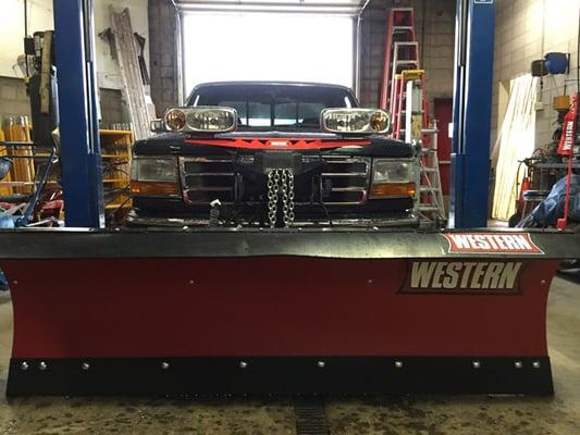 Western Snowplow Installation