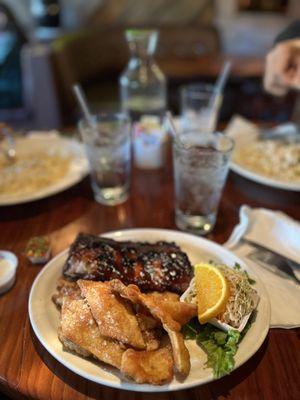 Half rack pork ribs