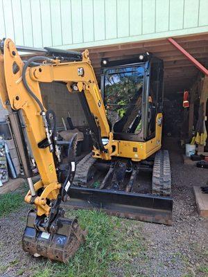 Tints on excavator