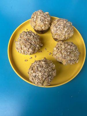 House-made gluten free & vegan Golden Milk Muffins