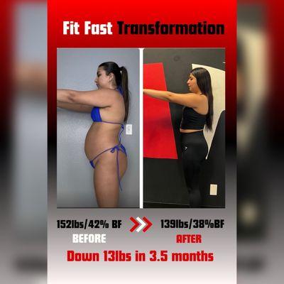 Check out Diana's amazing transformation  we're so proud of her! Can't wait to see our next transformation.