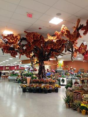 The gorgeous produce/floral section