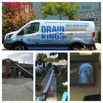 Another great job done by Drain Kings...  A pipe-burst, liner, & tophat, in hollywood all done!