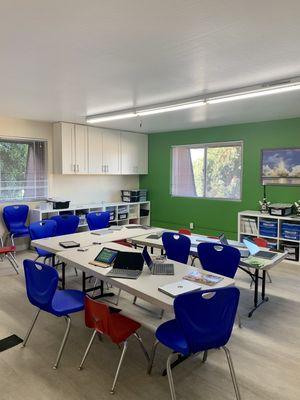 Upstairs classroom for enrichment classes