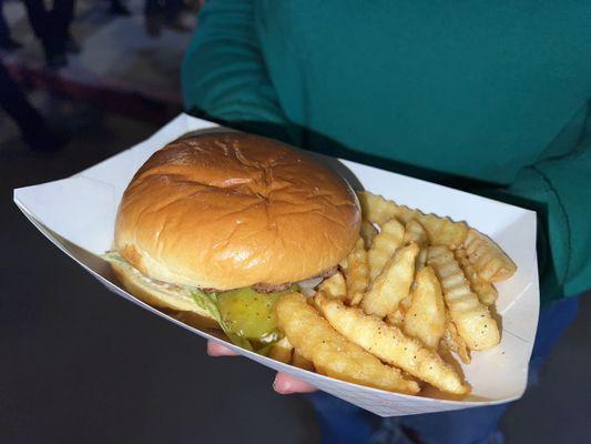 Hamburger with cheese