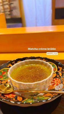 Matcha crème brûlée