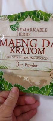 Remarkable Herbs Maeng Da red vein. Omw to get more, best prices!