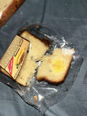 Rotten Moldy Banana Bread from 7 Eleven