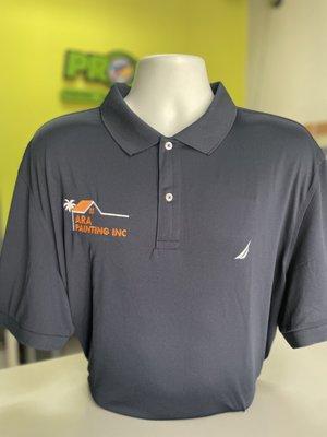 Custom polo embroidery