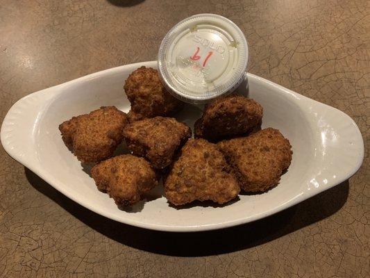 Broccoli and cheese bites with bacon