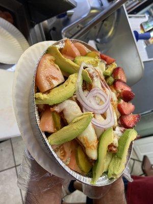 Chicken parm salad