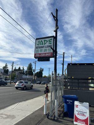 Business Sign on Aurora Ave