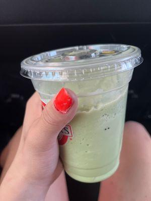 I got the Matcha Green Tea smoothie