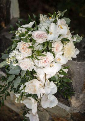 Bridal bouquet from Rick's Flowers Photo credit: Olivia Jacob Photography