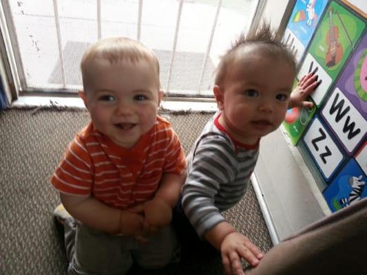 My son and his buddy :)