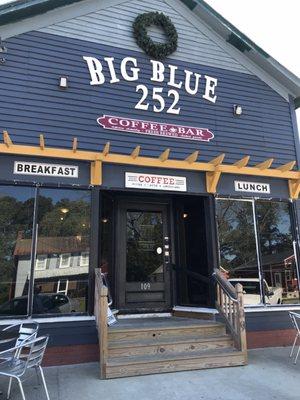 Renovated coffee shop in Creswell, NC.