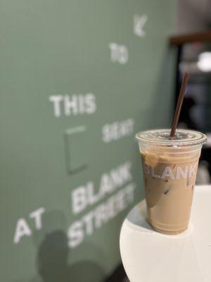 Iced Strawberries & Cream Latte