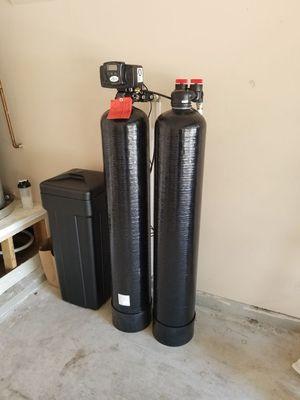 This is a water softener/carbon filter for a whole house.