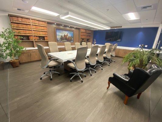 Our boardroom at 2020 S. Victoria Avenue conveniently located just off the 101 freeway and on the way to the Ventura Superior Court.