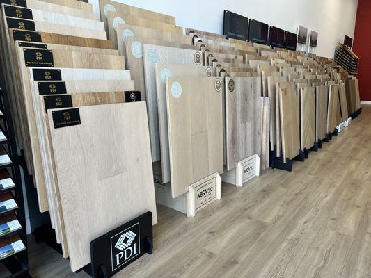 Visit our showroom for the latest Hardwood collections