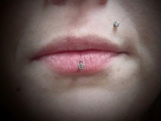 Ashley piercings for besties.