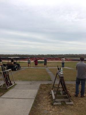 Part of the shooting range