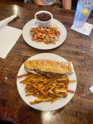 Jerk Chicken & Philly Cheesesteak